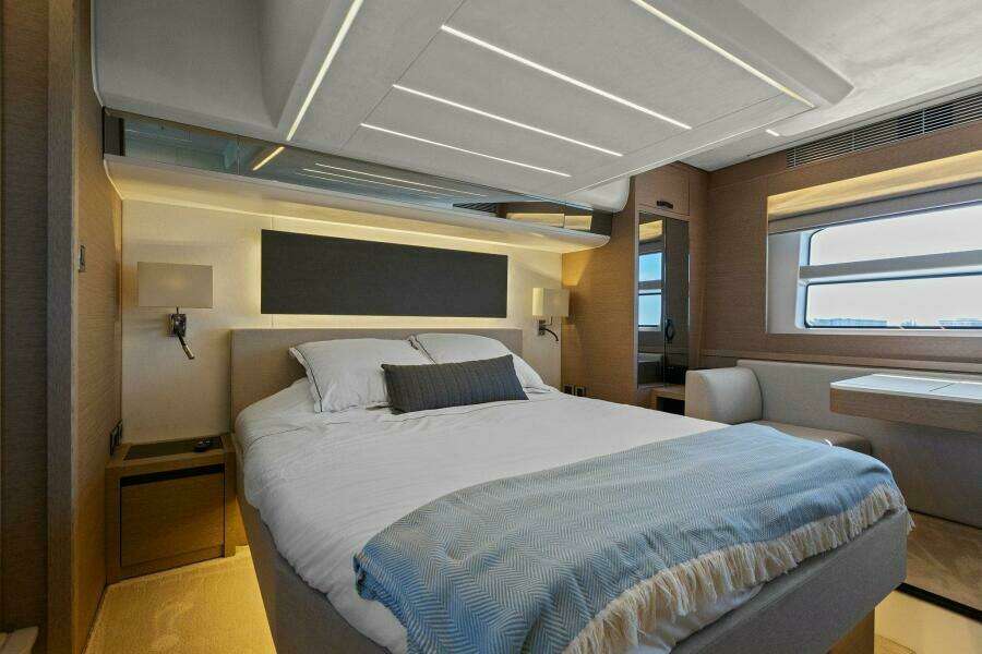 2022 59 Prestige Flybridge - How Sweet It Its - Master Stateroom