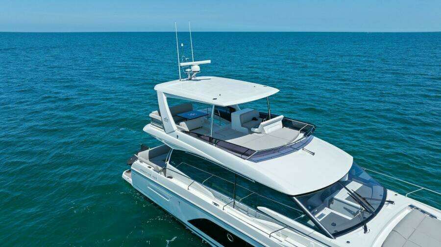 2022 59 Prestige Flybridge - How Sweet It Its - Profile