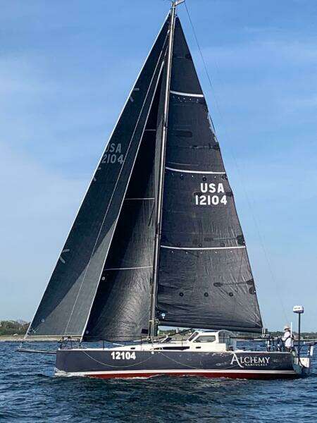 2018 J/121 Alchemy portside upwind