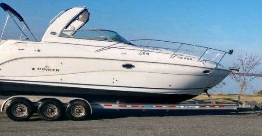 boat on trailer