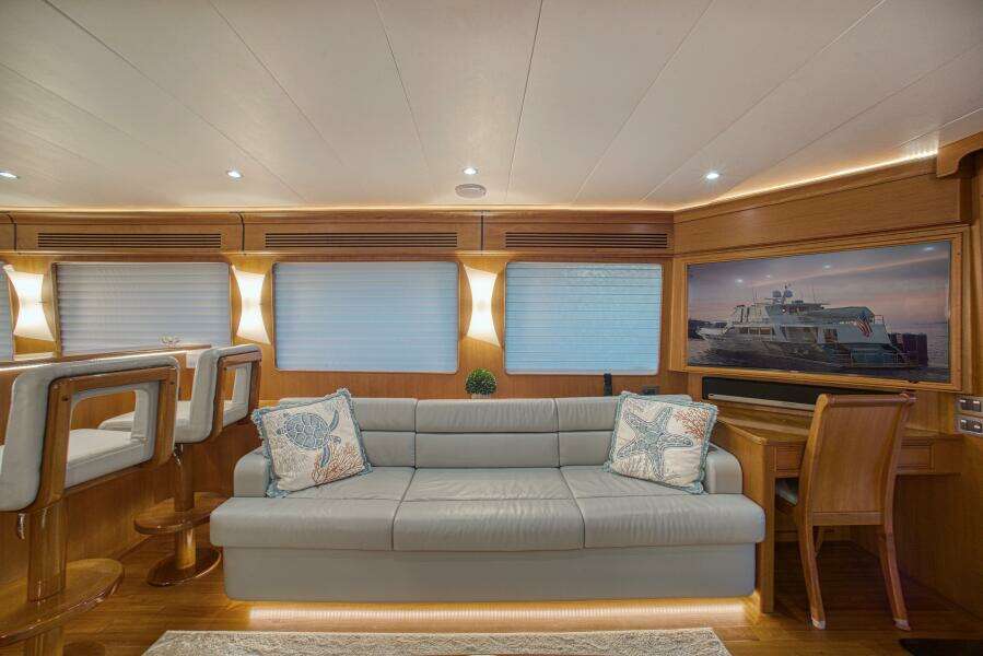 Salon Starboard Side Settee