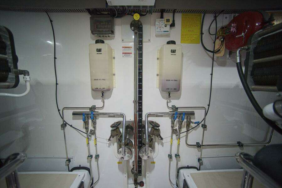 Forward Engine Room Wall, Fuel Mainfold