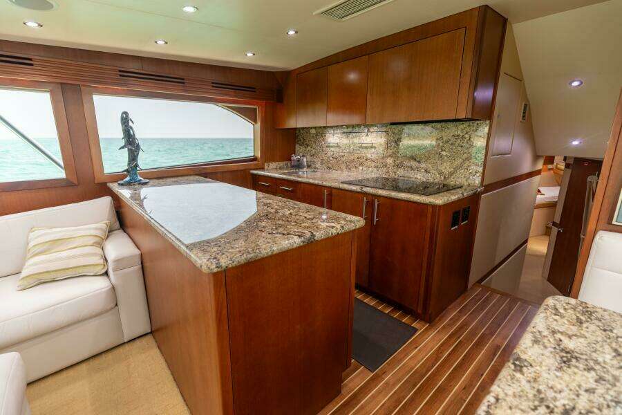 2008 Hatteras 60 Convertible  Galley 6