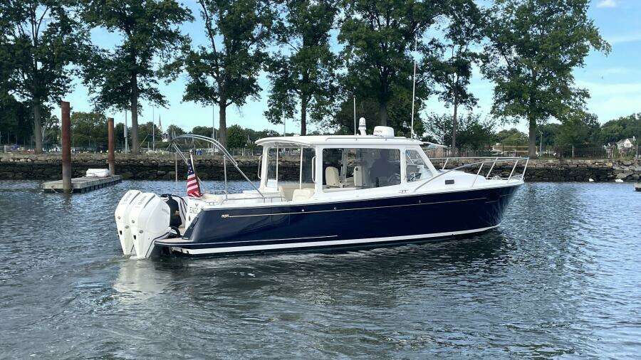 2023 MJM 35 Eagle III starboard beam