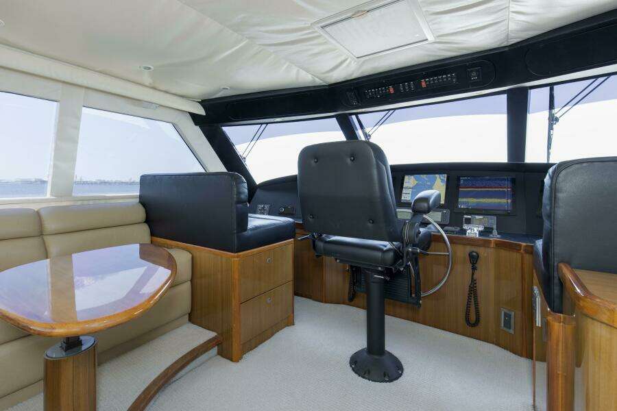 2007 64 Viking Enclosed Bridge Reel Blues Bridge