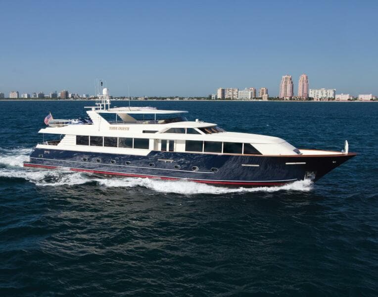 2000 Broward 118' "TRUE NORTH"