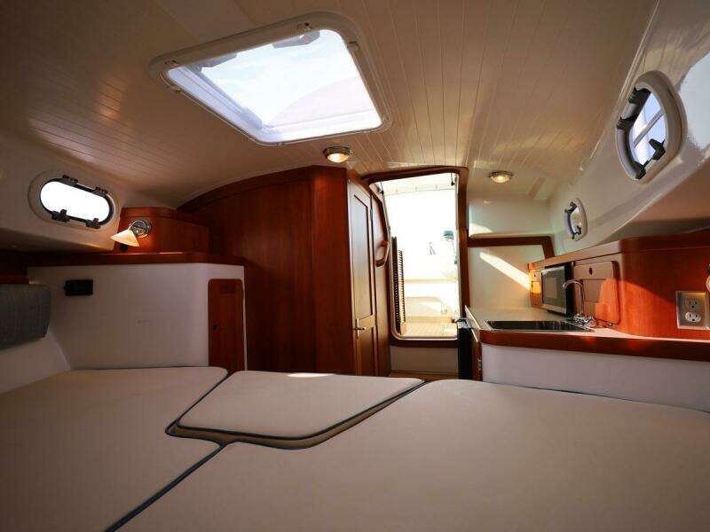 Oversized Double Berth Looking Aft 