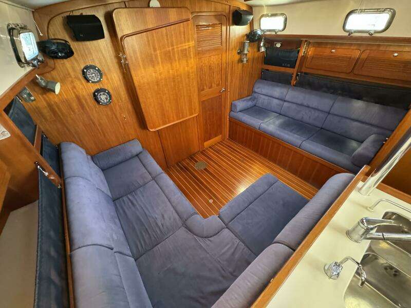 Salon with Table Folded