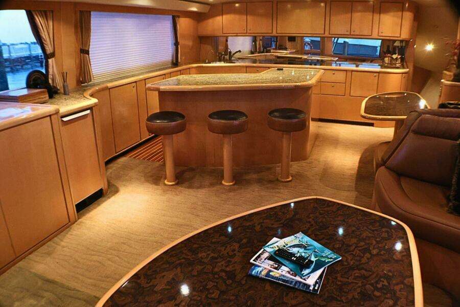 2001 Donzi 73' Sport Yacht  Galley8