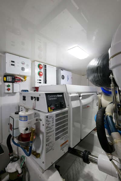 2017 48 Viking Convertible - Engine Room