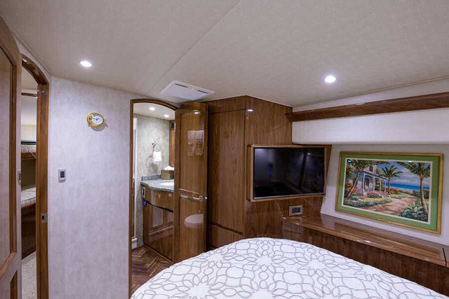 2017 48 Viking Convertible - Master Stateroom 