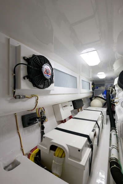 2017 48 Viking Convertible - Engine Room