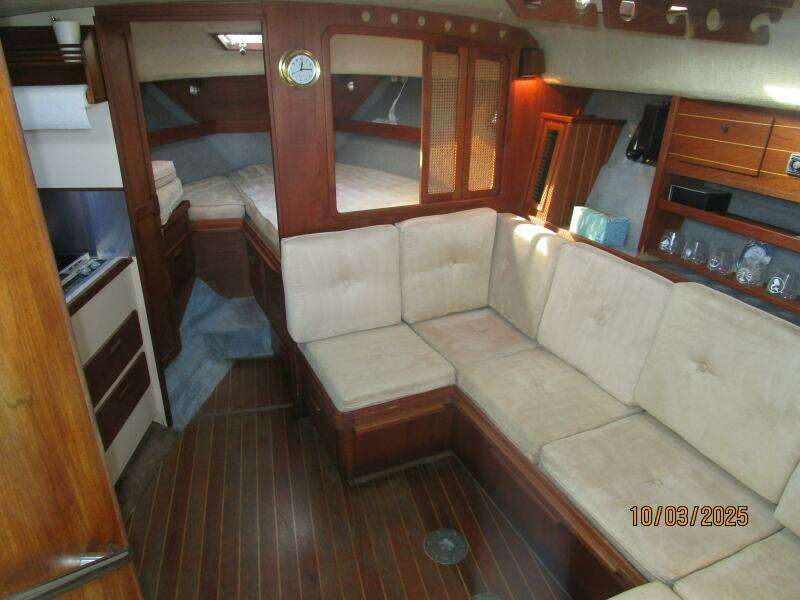 31' Pursuit salon forward