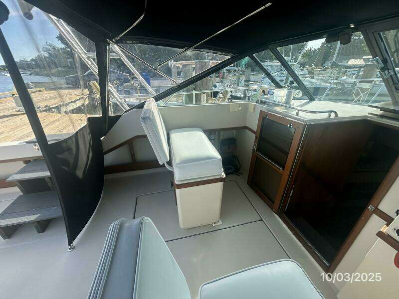 31' Pursuit upper deck port