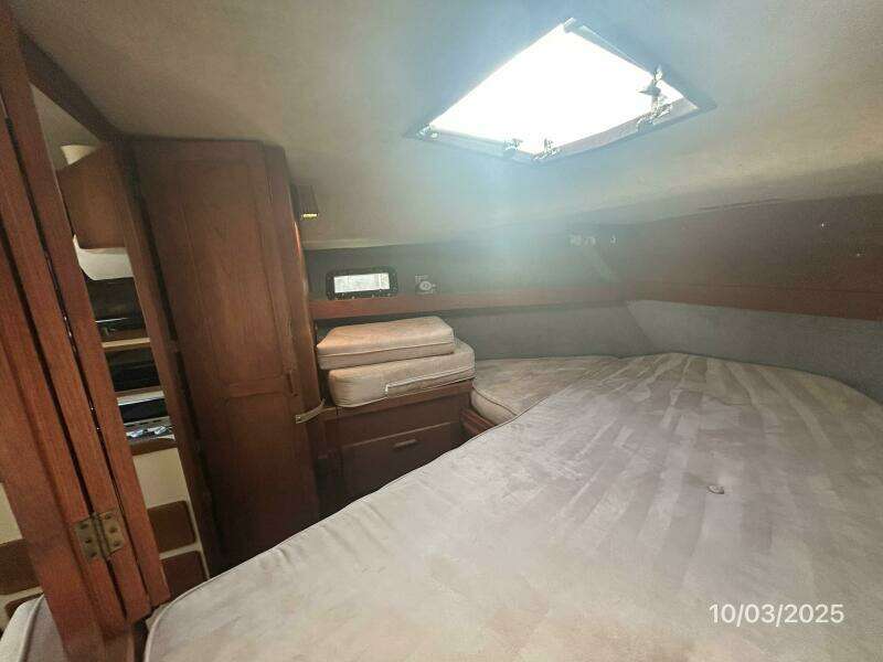 31' Pursuit stateroom port