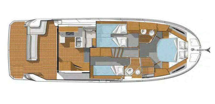 2024 Beneteau Swift Trawler 41 Sedan