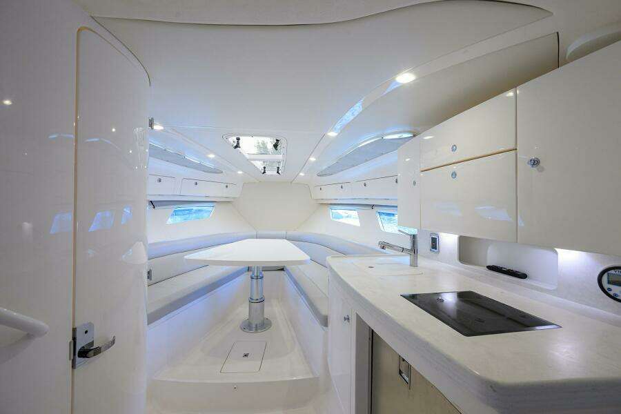 Intrepid 41 - Galley & Salon