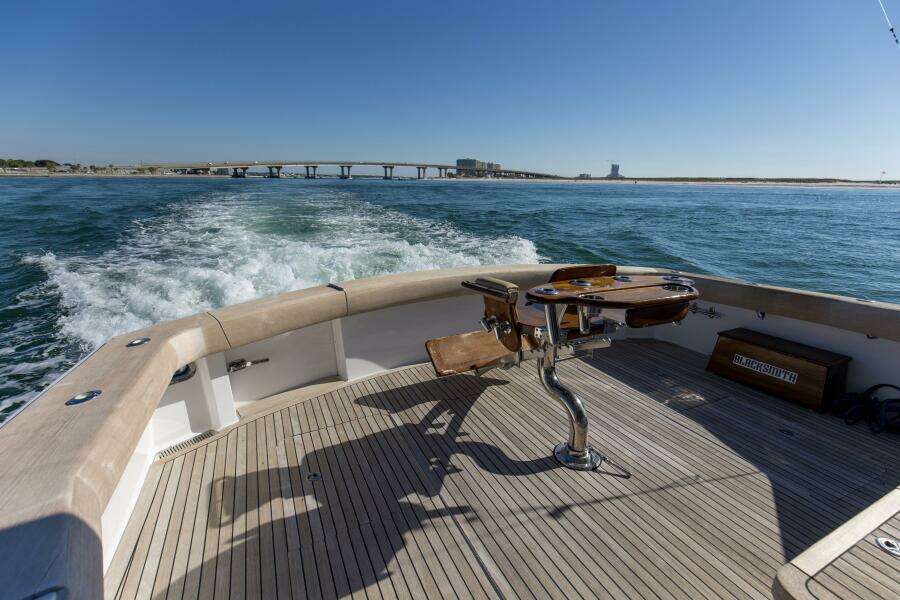 2008 60 Hatteras Blacksmith Stern Deck (2)