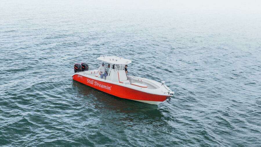 Yellowfin 32 Offshore - STILL DREAMIN - Starboard Bow Profile