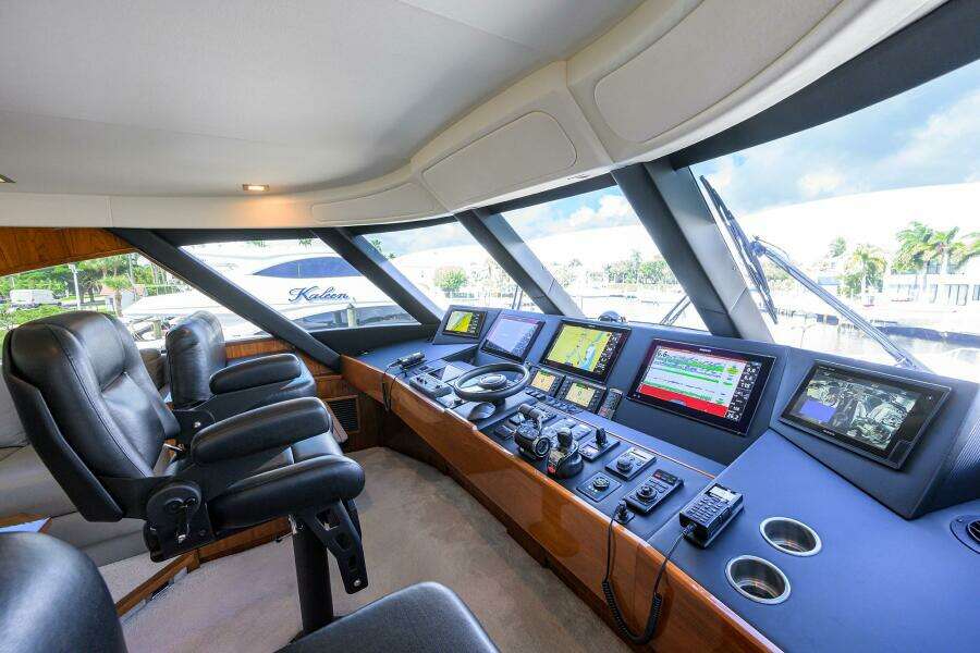 Viking 72 - Corintios - Interior Flybridge