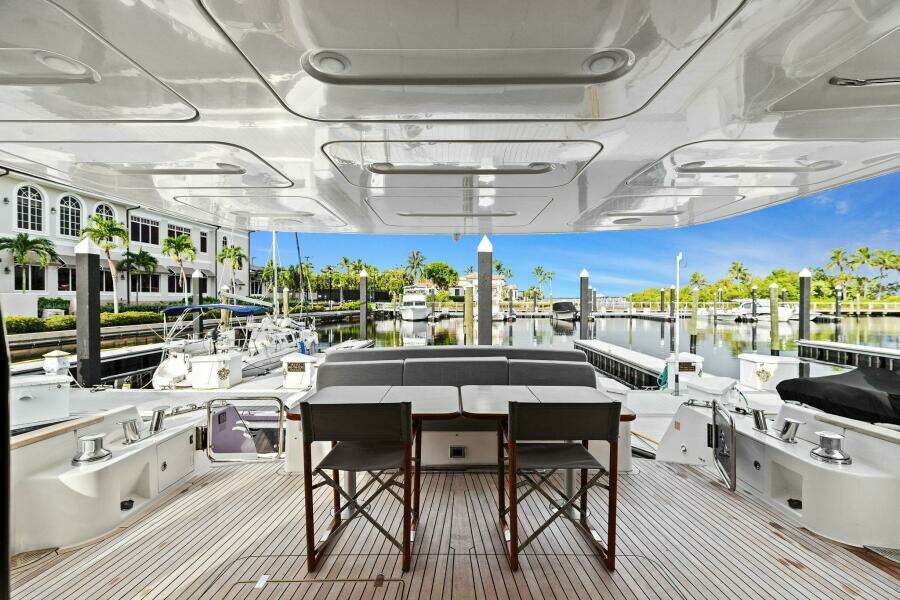 2021 Sirena 64- DESTIN-E- Aft Deck