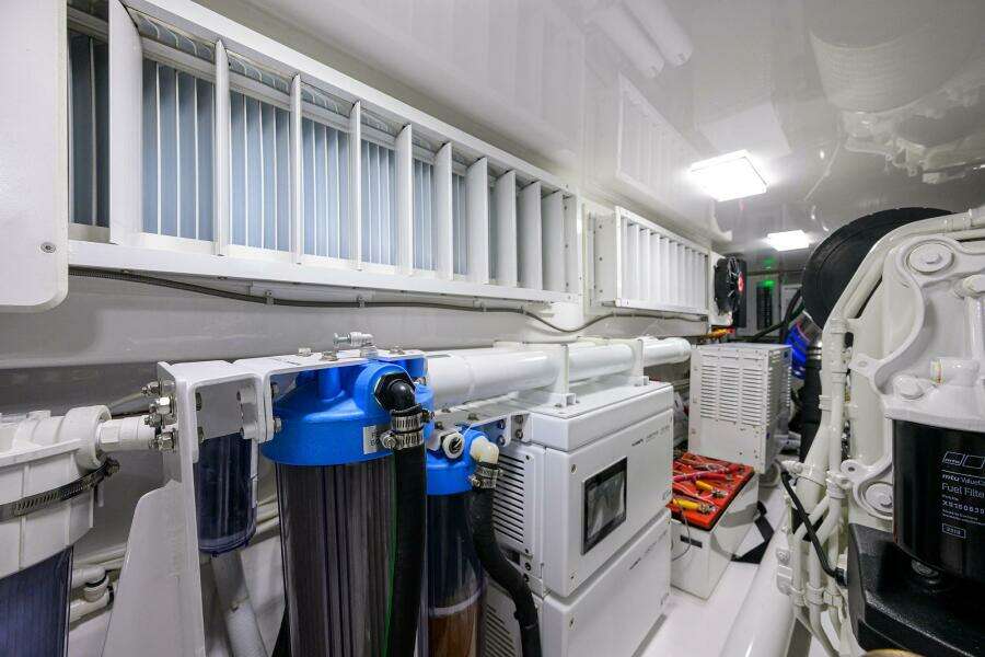 2023 Viking 64 Convertible - Engine Room