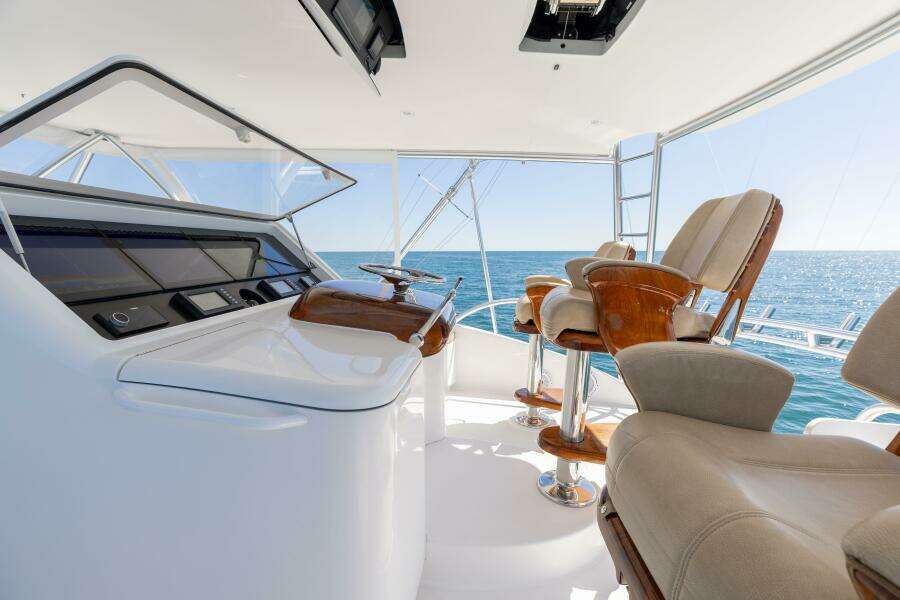 2013 Viking 76 Convertible- REEL FIRE- Helm