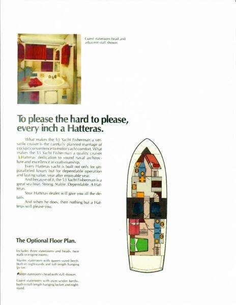 1978 Hatteras 53 Yacht Fisherman