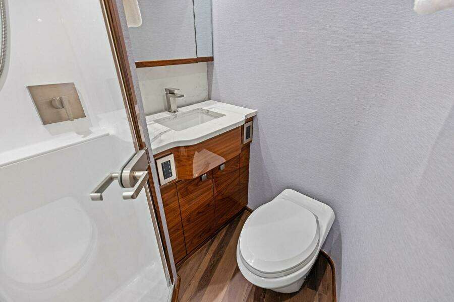 2026 Viking 82 Convertible- TEAM HARVEY I- Port Stateroom Head