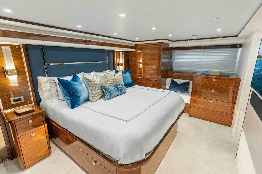 2026 Viking 82 Convertible- TEAM HARVEY I- Master Stateroom
