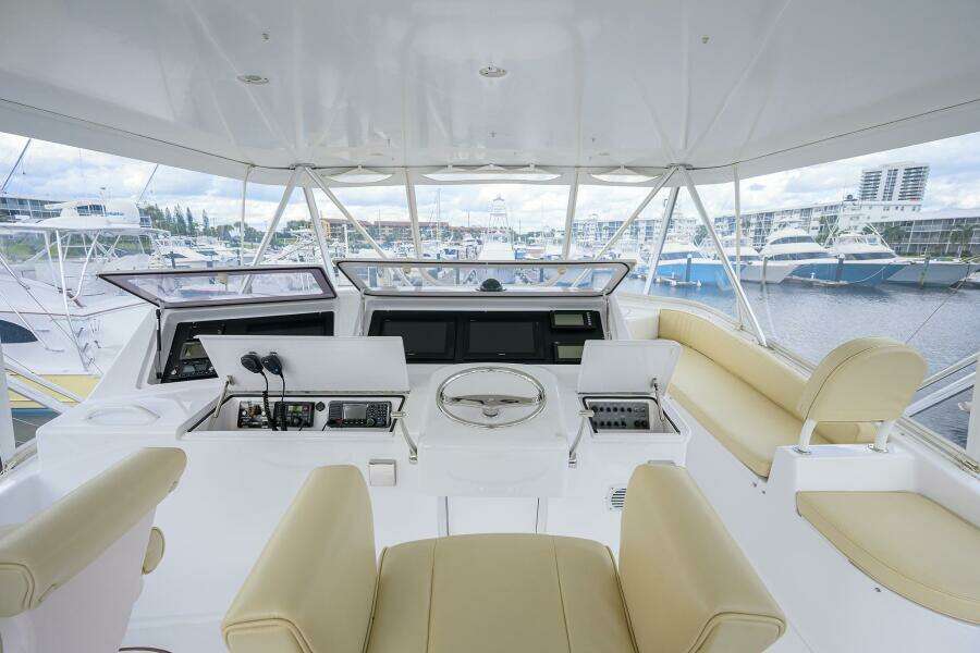 Viking 56 MATTER OF TIME - Flybridge - Helm