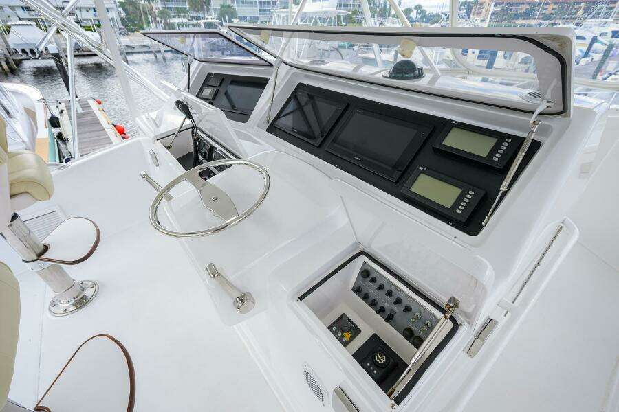 Viking 56 MATTER OF TIME - Flybridge - Helm