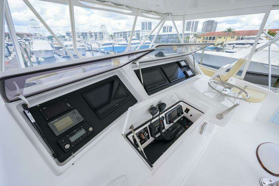 Viking 56 MATTER OF TIME - Flybridge - Helm