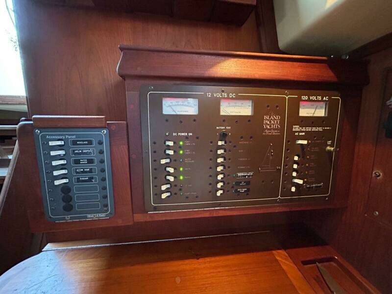 Close up controls & breakers