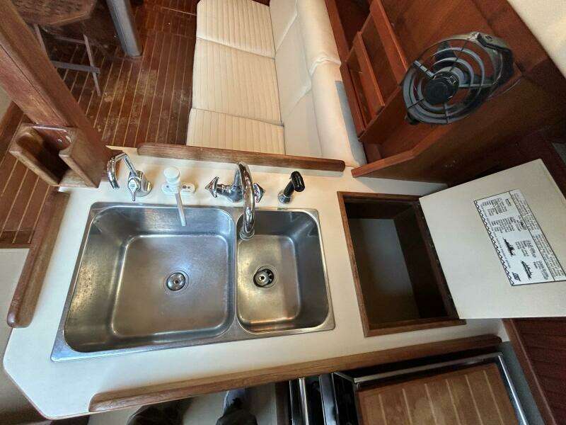 Sink and storage area