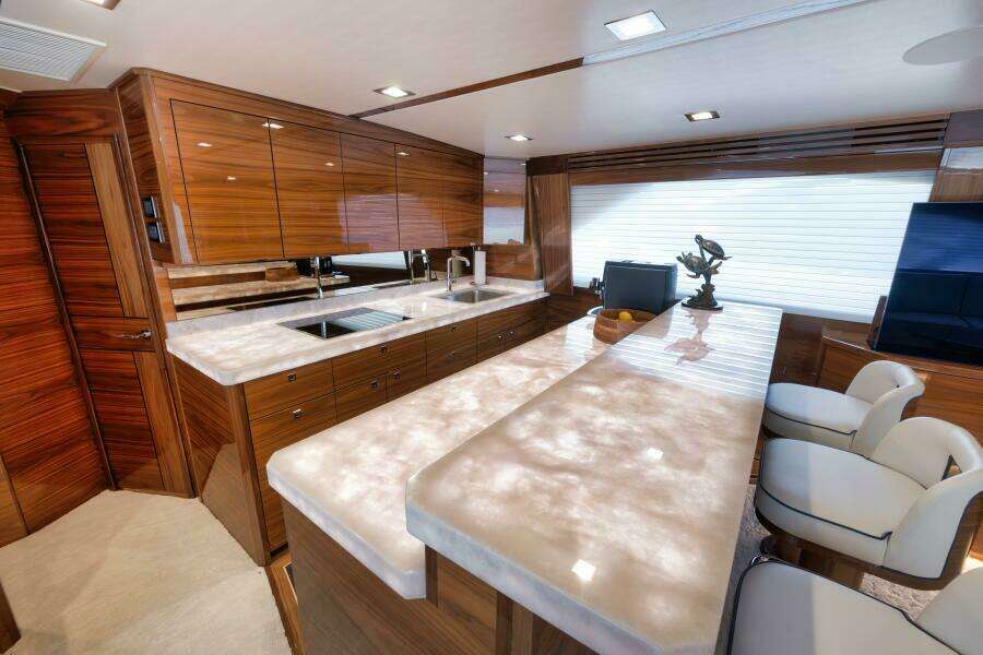 2024 Viking 68 Convertible- GYS TRADE- Galley