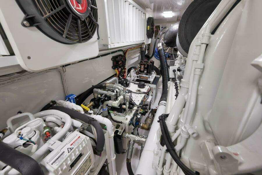 2024 Viking 68 Convertible- GYS TRADE- Engine Room