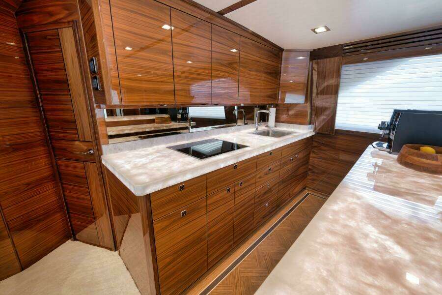 2024 Viking 68 Convertible- GYS TRADE- Galley
