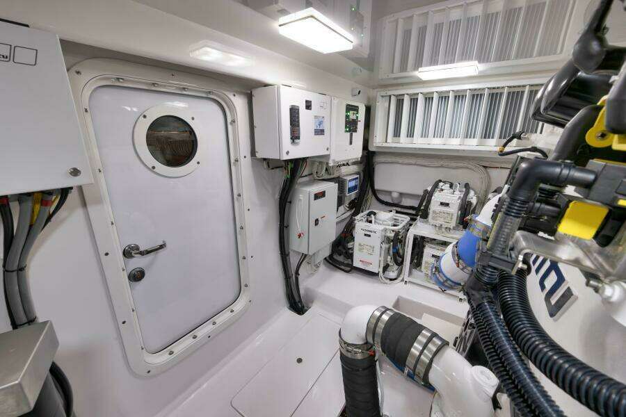 2024 Viking 68 Convertible- GYS TRADE- Engine Room