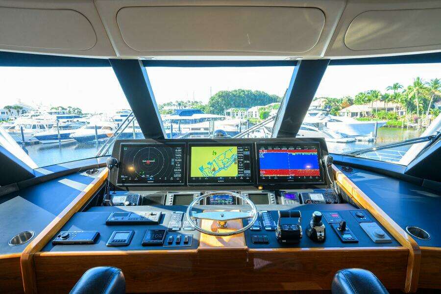 2017 Viking 72 Enclosed Bridge