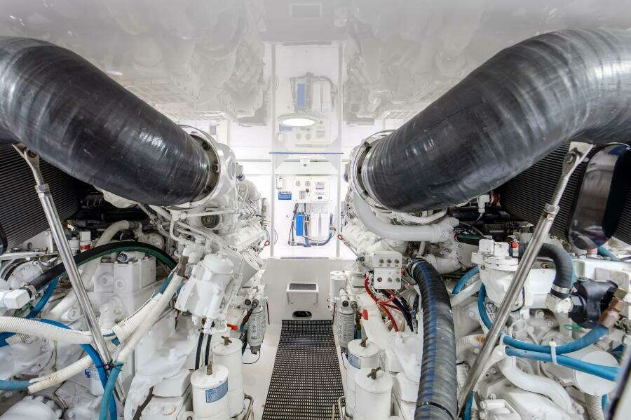 Viking 56 - GIANNA MARIE - Engine Room