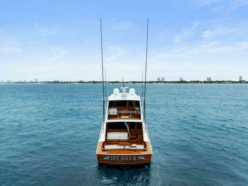 2022 Viking 68 Enclosed Bridge- PIPE DREAM- Transom