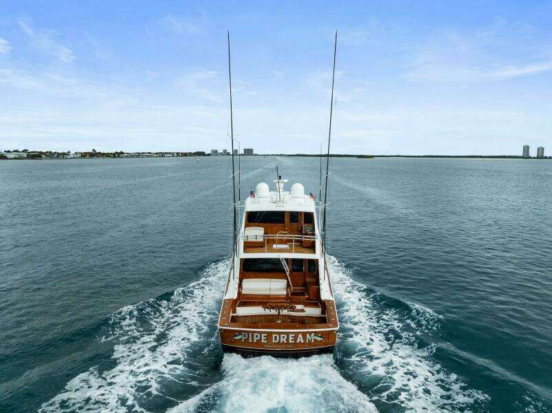 2022 Viking 68 Enclosed Bridge- PIPE DREAM- Transom