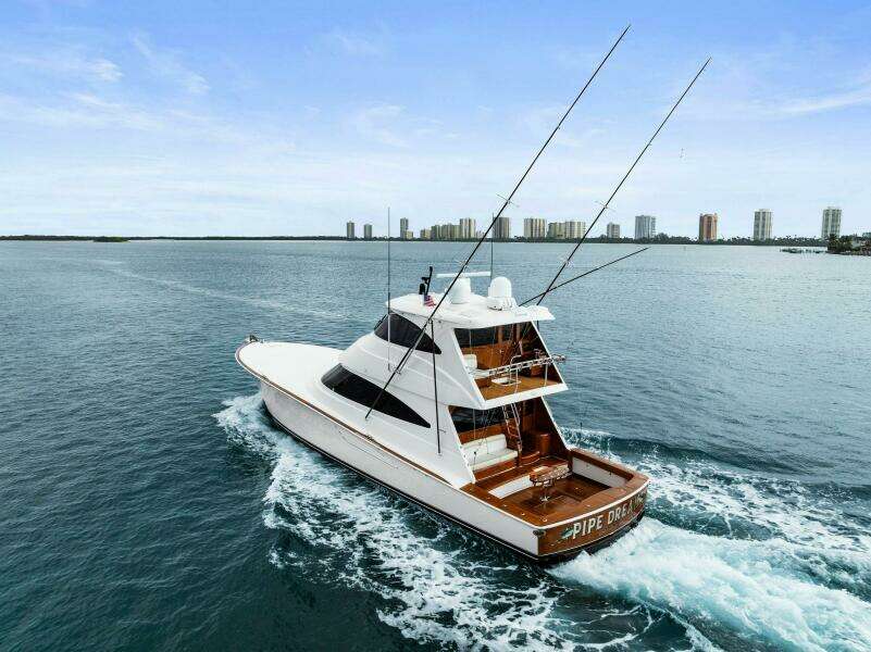 2022 Viking 68 Enclosed Bridge- PIPE DREAM- Transom