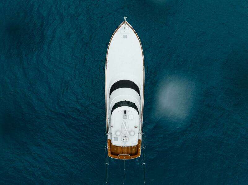 2022 Viking 68 Enclosed Bridge- PIPE DREAM- Aerial