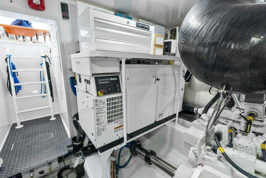 2022 Viking 68 Enclosed Bridge- PIPE DREAM- Engine Room