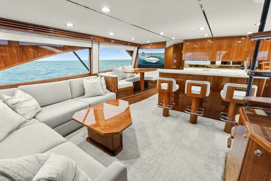 2022 Viking 68 Enclosed Bridge- PIPE DREAM- Salon