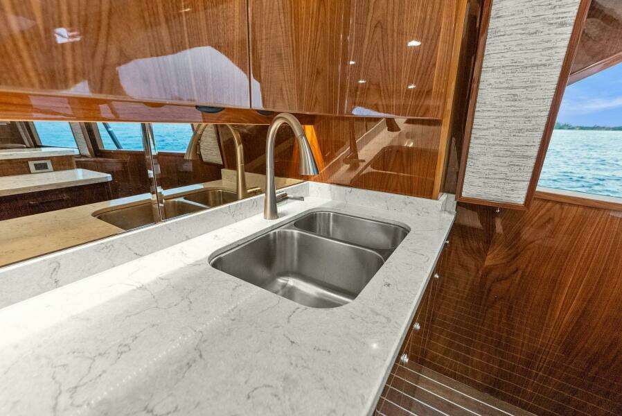 2022 Viking 68 Enclosed Bridge- PIPE DREAM- Galley