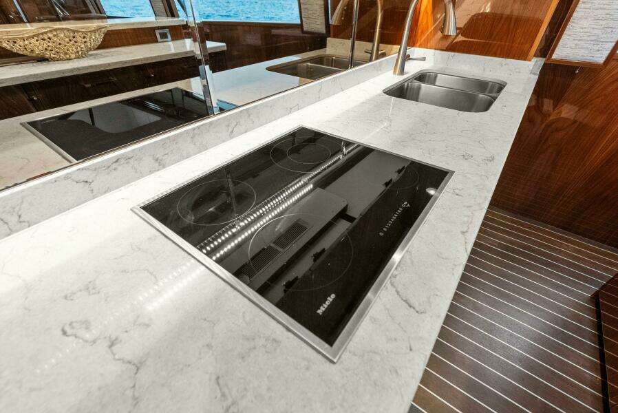 2022 Viking 68 Enclosed Bridge- PIPE DREAM- Galley