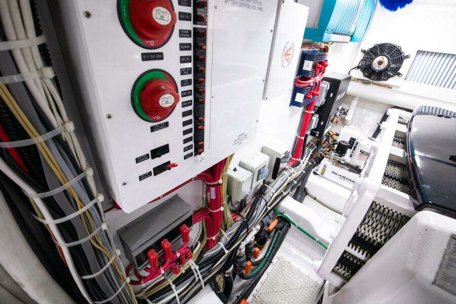 Viking 52 ONE MORE - Engine Room